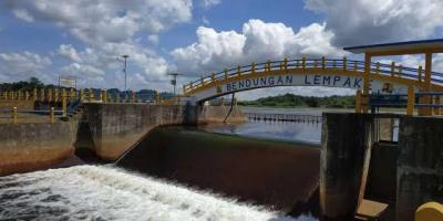 Bendungan Lempake Mendekati Siaga Kekeringan
